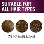 Schwarzkopf Keratin Permanent Hair Dye Cream, 7.5 Caramel Blonde, Professional Quality Color for Up to 100% Gray Coverage, Bond Enforcing System - Image 4