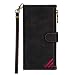Produktbild TOPOFU Leder Folio Hülle für Xiaomi Mi 10 Lite Hülle, Premium Moden Wallet Tasche Flip Hülle mit Card Slot, PU/TPU Lederhülle Handyhülle Schutzhülle (Schwarz)