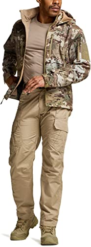 Image of CQR Men's Tactical Pants, Water Resistant Ripstop Cargo Pants, Lightweight EDC Work Hiking Pants, Outdoor Apparel