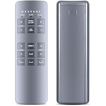 RF258C 77391 Replacement Remote Control Compatible with Serta Motion Perfect II and III Adjustable Bed