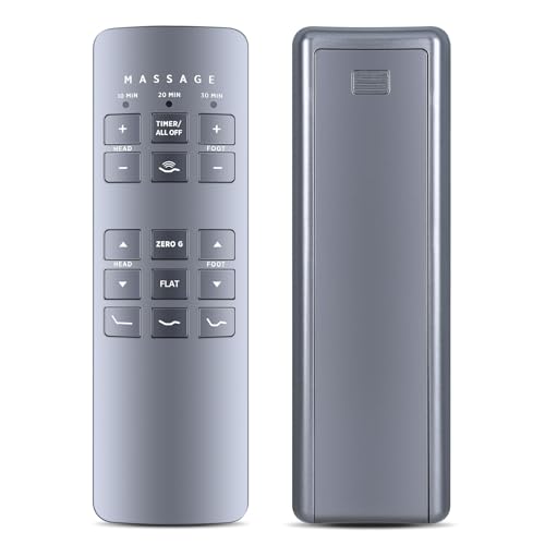 RF258C 77391 Replacement Remote Control Compatible with Serta Motion Perfect II and III Adjustable Bed