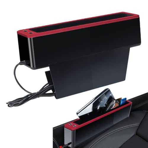 Organizador de llenado de espacio de automóvil, caja de almacenamiento posterior del