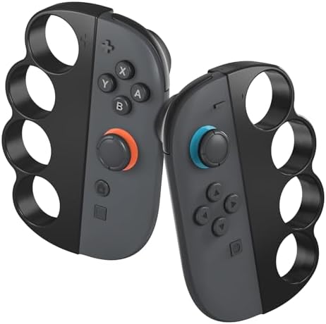 （01:00時点） Switch2 Fit Box/Fit Box 2対応 コントローラー グリップ スイッチ switch 2対応 ジョイコン2対応 ボクシング ゲーム フィットボクシング対応 人間工学設計 大人と子供向け 2個セット (ブラック)