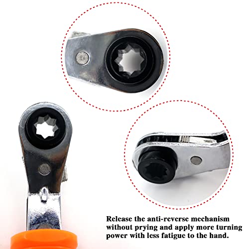 image for RJSPHH Automatic Slack Adjuster Release Tool and Wrench Fork End Relea