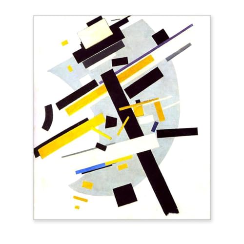 Peinture abstraite sur toile jaune et noire décoration murale