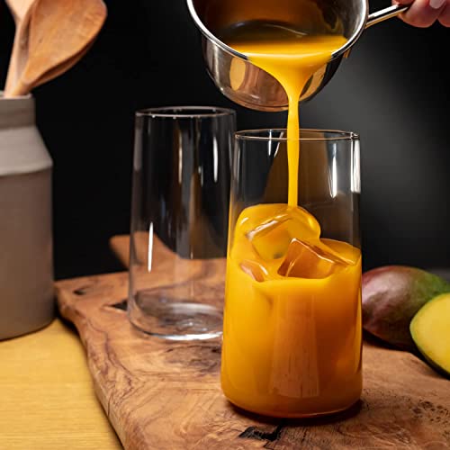 Krosno Highball Juice Water Glass | Set of 6 | 540 ml | Avant-Garde Collection | Perfect at Home, Restaurants on Holidays | Dishwasher Safe - Image 3