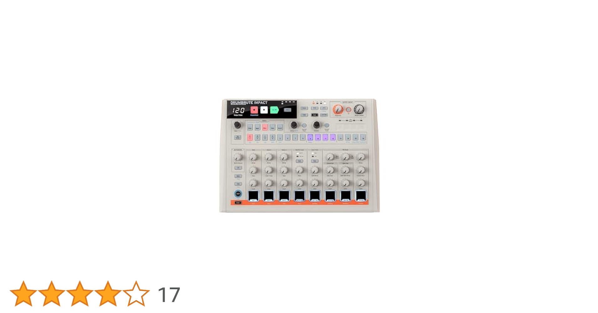 Drumbrute Impact 1984 アナログドラムマシン Amazon.com: Arturia DrumBrute Impact 1984 Analog Drum