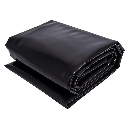 Revêtement de bassin flexible en PEHD membrane imperméable 0,12 mm pour jardin 5x8m
