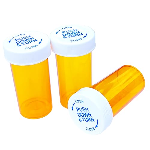 PLACEBISTA ピルケース 3個セット 13DR (50mL) チャイルドロック 海外 ドラマ 携帯用 薬ケース CR13-3Pの商品画像（Amazon）