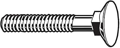 Plow Bolt, Plain, 7/16-14x1-1/2, Gr 5, PK25