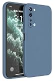 Topme Cover per OPPO Find X2 Lite (6.4" Inches) Custodia Case, Protezione Della Pelle Della Custodia in Silicone Tpu - Grigio lavanda