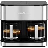 ProfiCook® Doppel Kaffeemaschine | 3,6L | bis zu 32 Tassen | 2 getrennte...