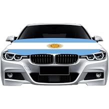 Car Hood Cover Country Flag Hood Cover Durable Weatherproof Universal Fit Car Cover for All Seasons Protection Custom Fit for Cars Trucks SUVs Argentina