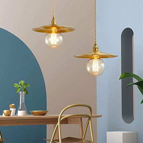 Lustre Créatif Rétro Éolienne Cuivre pour Ambiance Cozy