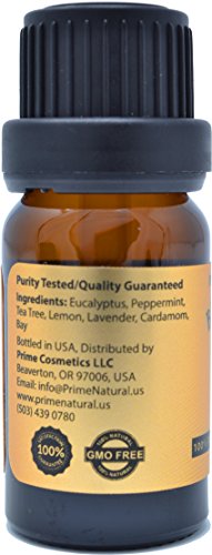 Breathe Essential Oil Blend 10ml - Natural Pure Undiluted Therapeutic Grade for Aromatherapy, Scents & Diffuser - Sinus Relief, Congestion, Cold, Cough, Headache, Respiratory Problems