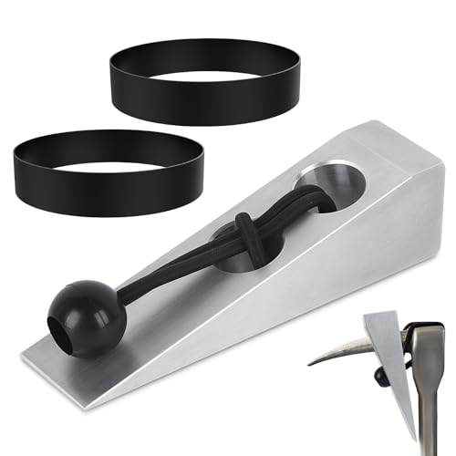 Firefighter Wedge with 2 Pcs Fire Rubber Helmet Band Aluminium
