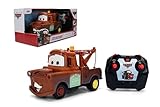 Jada Disney Pixar Cars Turbo Racer Tow Mater – 1:24 Scale RC Vehicle – Turbo Boost, USB Rechargeable, 2.4GHz – Remote Control Toy for Kids Ages 6+ – Rust Finish Toys