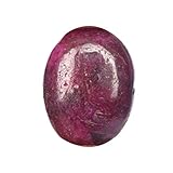 Farbe des Edelsteins: - Rot Red Ruby Natural 13.00 Ct. Edelstein, ovaler Cabochon Rubin Edelstein Ringgröße Edelstein für Schmuck