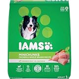 IAMS Proactive Health Adult Minichunks Premium Dry Dog Food, Adult Dog Food Dry Recipe, 30 lb. Bag