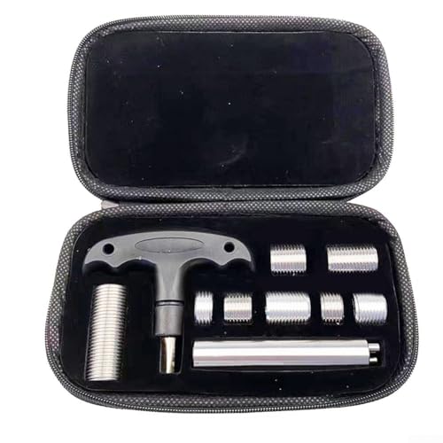 Zilimontt Kit de ajuste de peso para taco de billar Predator, juego de pernos de cartucho de peso con 8 pesos diferentes y herramienta de mango desmontable para mejorar el juego