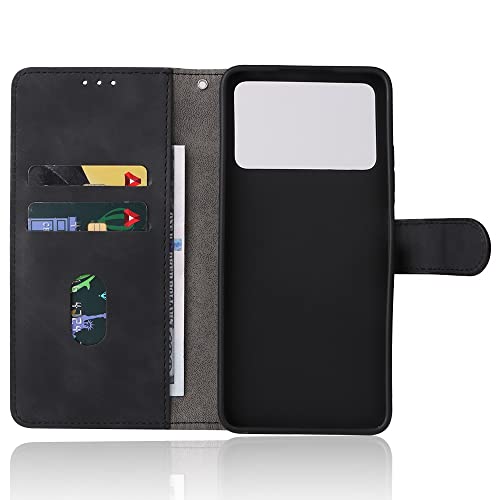 Capa protetora para celular para Xiaomi Poco X4 Pro 5G, capa flip de couro PU com suporte para cartã