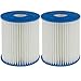 Cartuchos Filtros para Piscinas Tipo I Cartucho de Filtración para Piscina Filtro de Repuesto Accesorios de Bombas Piscinas, 2 Piezas