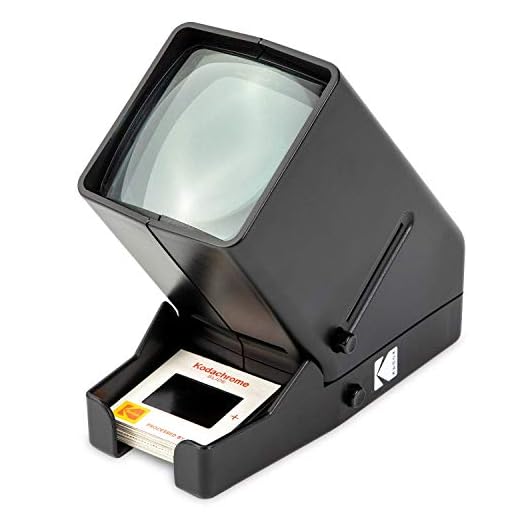 KODAK 35mm Slide and Film Viewer - Battery Operation, 3X Magnification, LED Lighted Viewing – for 35mm Slides & Film Negatives (Renewed)