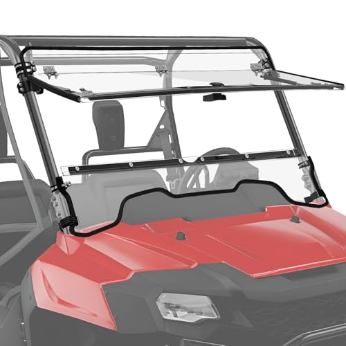 StarknightMT Flip Windshield Compatible With Pioneer 700 700-4 20...