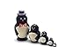 Penguin Russian Nesting Dolls 5 Piece Set 4 inch Tall