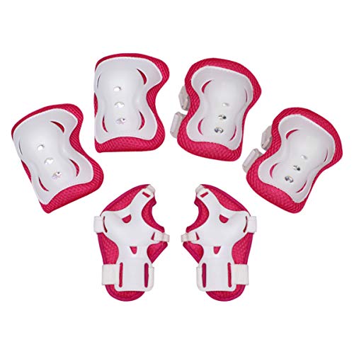 POPETPOP Roller Skates for Girls Boys Boys and Girls Protective Gear Set Wrist Elbow Knee Guards Toddler Skating Safety Kit