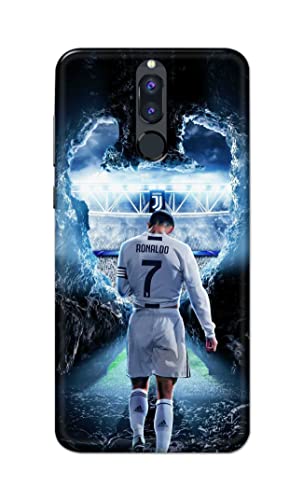 Image of Printed Hard Back Cover Case for Huawei Mate 10 Lite | Huawei Nova 2i | Honor 9i Back Cover (Footbal Legend) -702