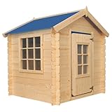 TIMBELA M570M-1 Casa de Madera para Niños, Casita Infantil...