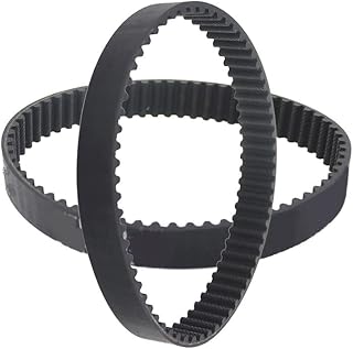 2PCS HTD5M Transmission Belt Rubber Belt Timing Belt,25mm Width,HTD 5M-340-68T
