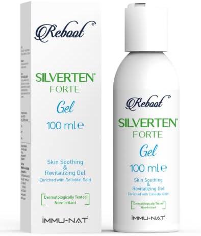 Reboot Silverten Forte - Antimicrobial Silver Wound Care Gel - 3.4oz - Fast First Aid Relief for Burns, Itching & Scars - Cooling, Soothing & Revitalizing - Safe for Kids & Pets