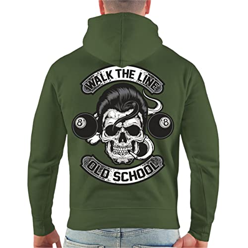 Herren und Männer Kapuzenpullover Rock n Roll Walk The Line S bis 5XL Herren und Männer Kapuzenpullover Rock n Roll Walk The Line S bis 5XL