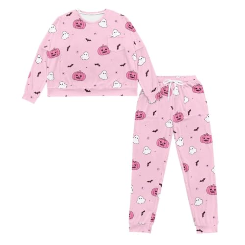 Image of Womens Lounge Set Long Sleeve Soft Pajama Sets
