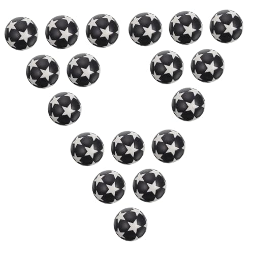 balacoo Table Football Accessory 18pcs Plastic Soccer Balls Star Pattern Easy to Install