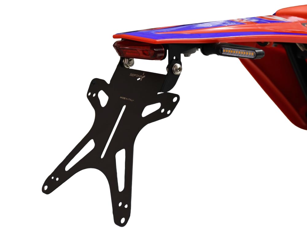PORTATARGA SPORTIVO REGOLABILE compatibile con BETA MOTARD/ENDURO RR 125 (4T) 2021-2026 | SEPTAR