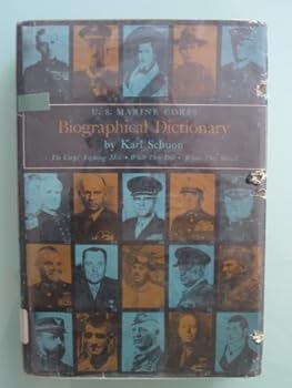 Hardcover U.S. Marine Corps Biographical Dictionary Book