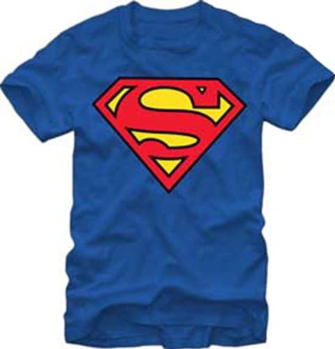 DC Comics Men's Superman Classic Logo T 