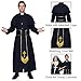 Leg Avenue Mens 2 Pc Priest Costume with Robe, Belt, MED/LGE, Black