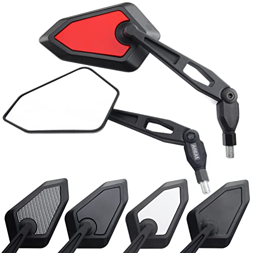 Espejos retrovisores moto homologados Area1 para evitar vibraciones en Aprilia M10