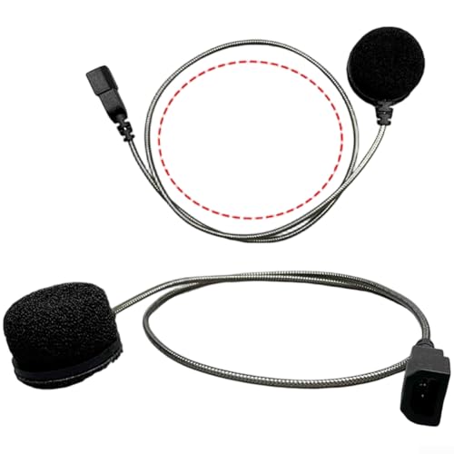 Micro de rechange avec conducteurs plaqués argent pour Cardo Scala Rider Q1 Q2 G4 G9 G9x Packtalk Bold Slim (doux)