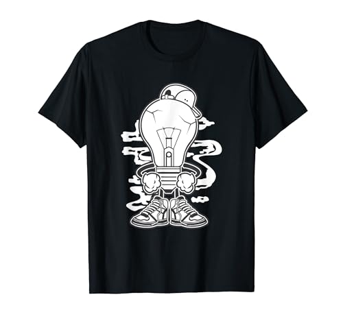 bombilla de dibujos animados Camiseta