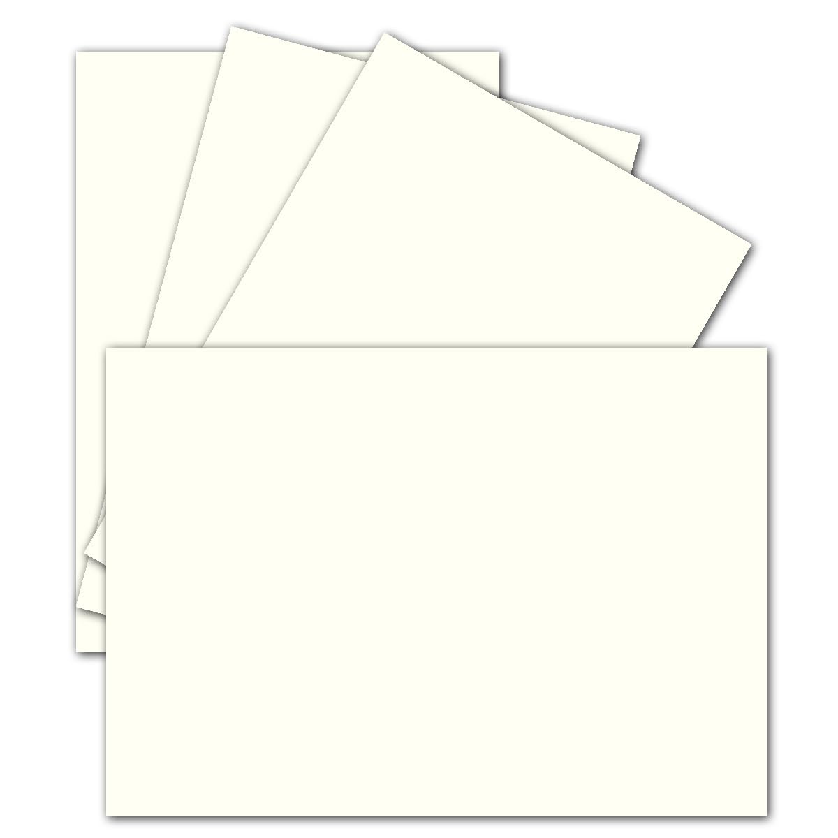 250 tarjetas individuales DIN A7, 10,5 x 7,3 cm, 240 g/m², color blanco natural (blanco), minitarjetas en blanco, ideales para personalizar etiquetas de regalo, tarjetas de nombre y tarjetas de visita