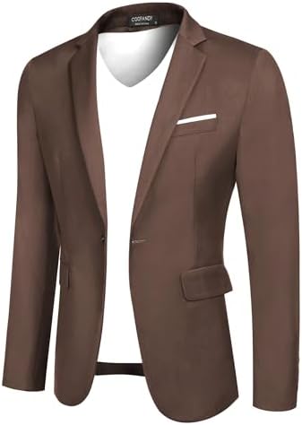 Veste Costume Homme COOFANDY - Style Décontracté, 65