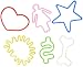 Silly Bandz Fun Shapes - 48 Pack
