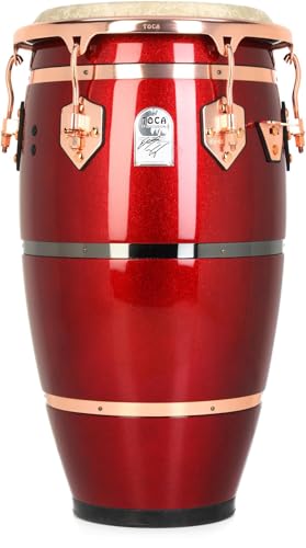Toca Conga Eric Velez 12 1/2” Tumba, Rojo Arándano Glitter