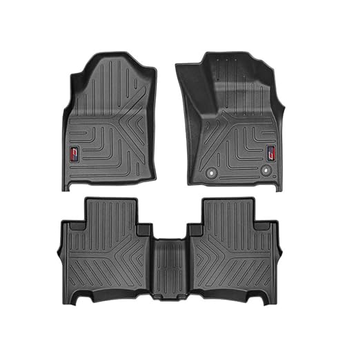 Image of GFX Car Floor Mats | for Toyota Hilux 2022 Onwards | All-Weather Protection | Anti-Skid Design | Custom Fit | Easy to Clean | Durable & Stylish | Keeps Car Interior Clean & Dust-Free