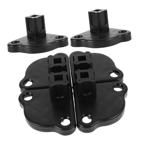 Soportes inferiores para tienda de campaña base inferior resistente negra toldo exterior fijación